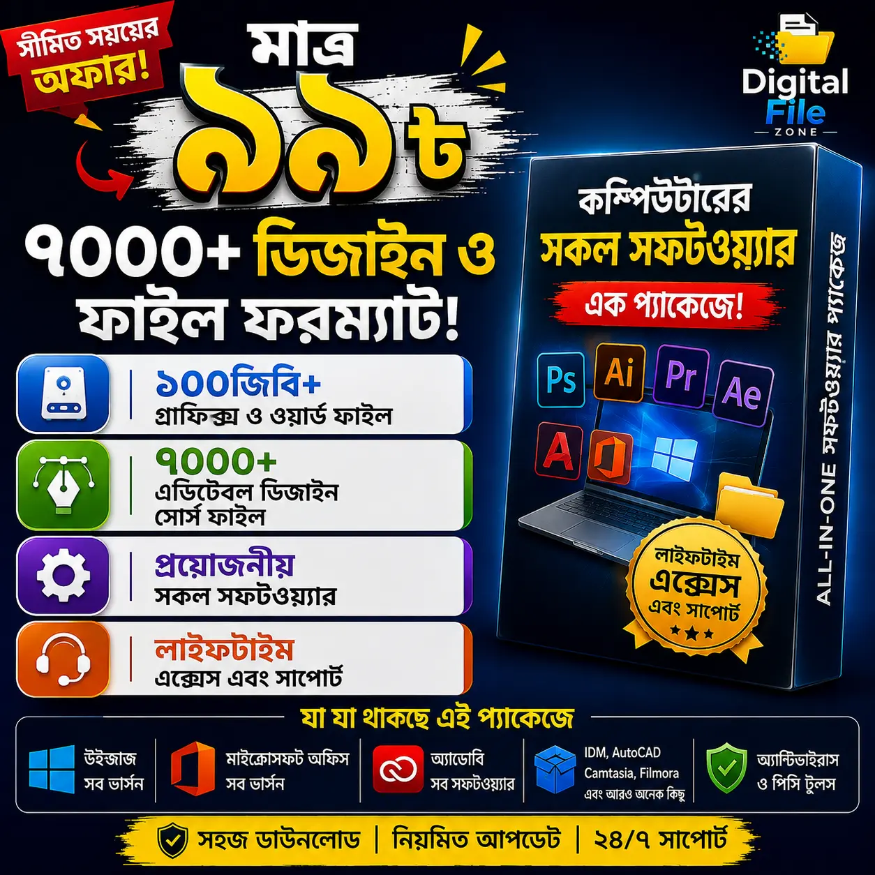Computer Shop Combo Pack (লাইফটাইম মেয়াদে)